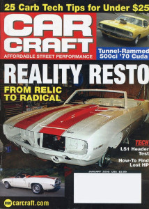 CAR CRAFT 2005 JAN - 300C HEMI, '61 NOMAD, MUSTANG GTA